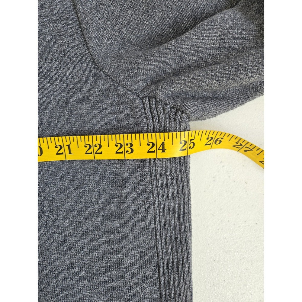 Eddie Bauer Men's XL Gray Mediumweight Thick Long Sleeve Crew Neck Knit Sweater - Picture 10 of 14